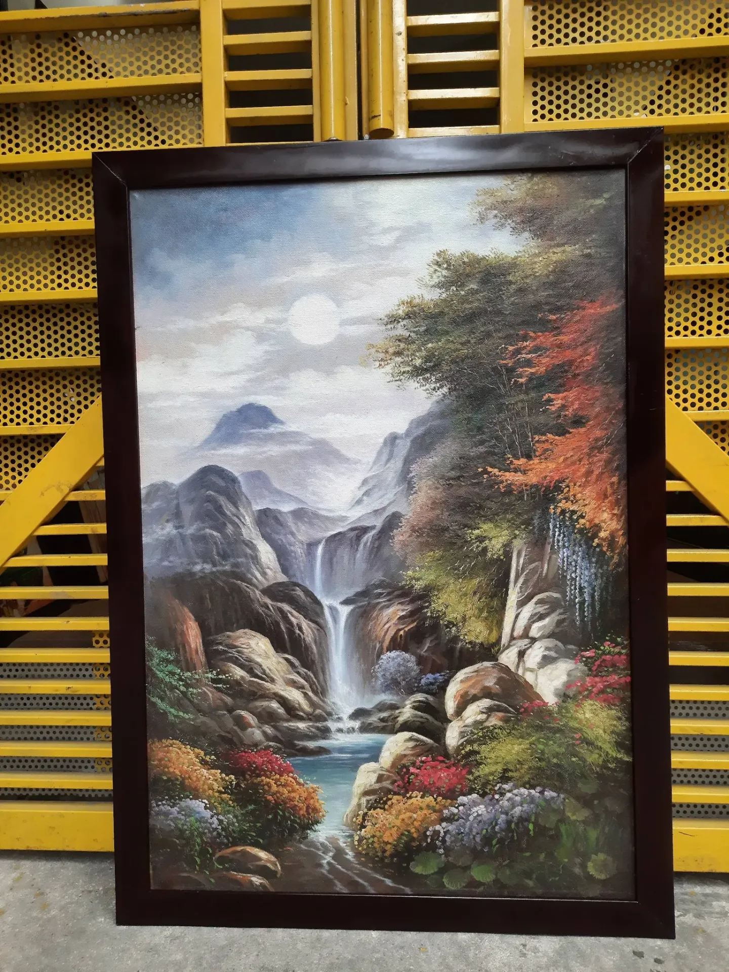 Tranh Sơn Dầu Sơn Thủy Hữu Tình ( Mã SP: PC0001 )