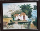Tranh phong cảnh làng quê Việt Nam