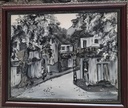 Tranh Phố Cổ Đen Trắng Hoài Cổ